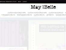Tablet Screenshot of mayandbelle.com.au